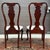 Wood 1990s Sumter Cabinet Co. Traditional Queen Anne Solid Cherry Dining Chairs - A Pair (A) For Sale - Image 7 of 12