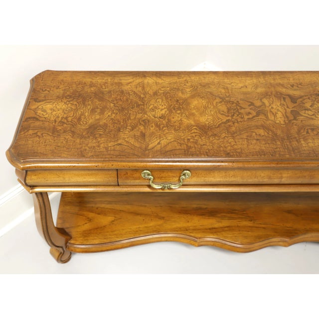 Gordon's Late 20th Century Oak Transitional Console Sofa Table For Sale In Charlotte - Image 6 of 13