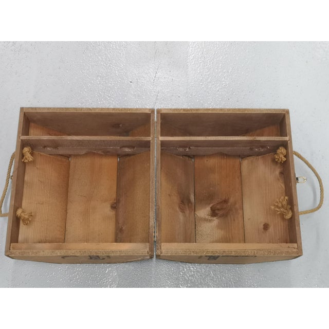 Wooden Wine Box, 1960s For Sale - Image 12 of 13