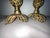 Vintage Filigree Brass Hollywood Regency Style Candlesticks- Set of 2 For Sale In Orlando - Image 6 of 11