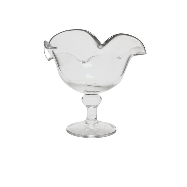 Postmodern Transparent Bowl on Stand, Poland, 1970s For Sale - Image 12 of 12