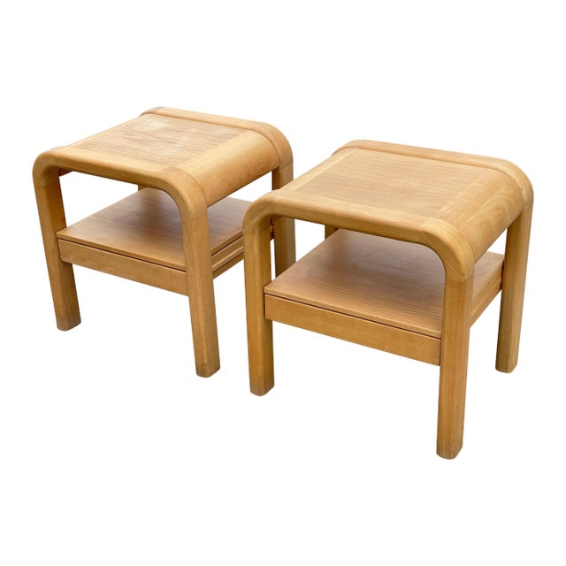 Brutalist Nightstands by Villy Nørgaard, 1993, Set of 2 For Sale