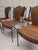 Mid-Century Wicker and Iron Dining Chairs attributed to Frederic Weinberg, 1950s, Set of 6 For Sale - Image 15 of 16