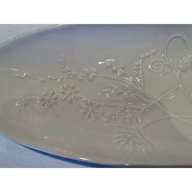 1950's Stamped Whittier Pottery Company Oval Serving Dish For Sale - Image 4 of 9