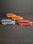 Orange Vintage Pre-War Tootsietoy No. 4651 Fageol Safety Coach Bus Group (4) - Orange Blue Red 1927-1933 For Sale - Image 8 of 14
