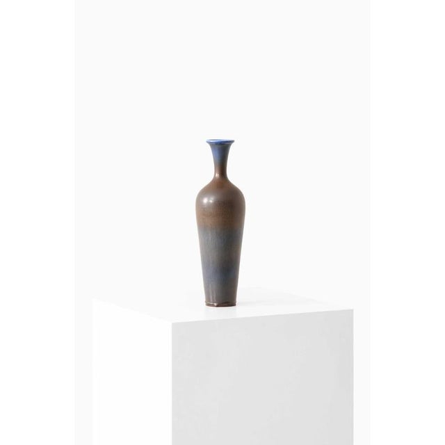 1960s Scandinavian Modern Vase in Ceramic attributed to Berndt Friberg, 1965 For Sale - Image 5 of 8