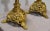 Candlesticks in Gilt Bronze and Brass, 1900s, Set of 2 For Sale - Image 3 of 9