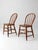 Mid 20th Century Vintage Windsor Bow Back Chairs Pair For Sale - Image 5 of 11