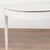 White Late 19th Century Swedish White Large Demi Lune Side Tables Consoles For Sale - Image 8 of 12