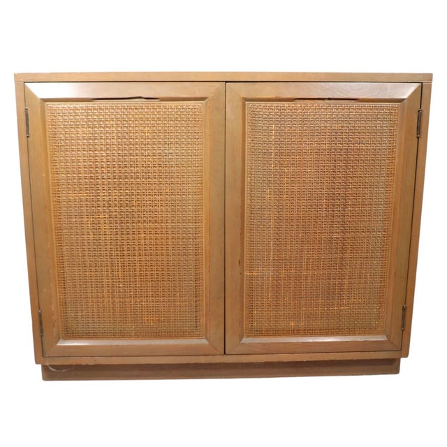 Mid Century Two Door Storage Cabinet Cross Country Sligh Furniture by the Grand Rapids Chair Co. For Sale In New York - Image 6 of 12