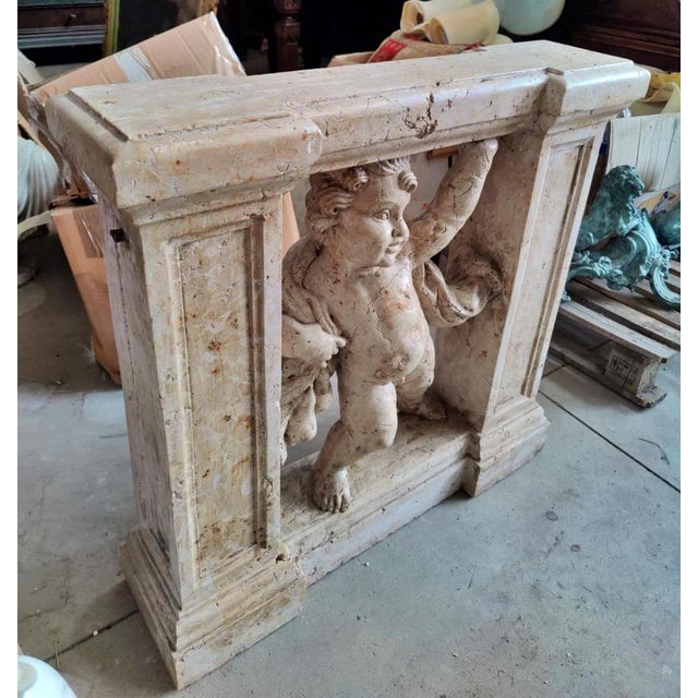Baroque Lumachella Marble Balustrades, 19th Century, Set of 2 For Sale - Image 3 of 13