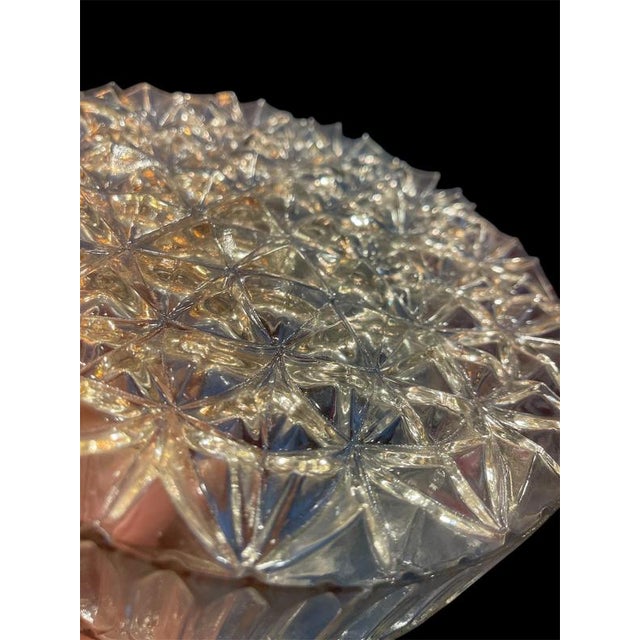 Mid-Century Modern Round Clear Glass Sconces, 1960, Set of 20 For Sale - Image 4 of 9