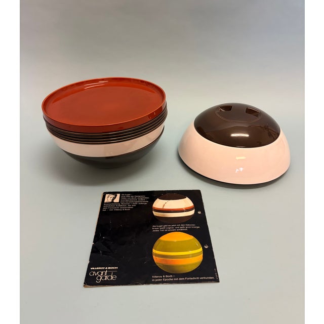 Vintage La Boule Tableware from Villeroy & Boch, 1971, Set of 19 For Sale - Image 9 of 12