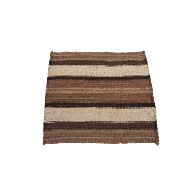 Handwoven Vintage decorative mini wool kilim rug. Approximatelly 45-55 years old. In very good condition. Rare find,...