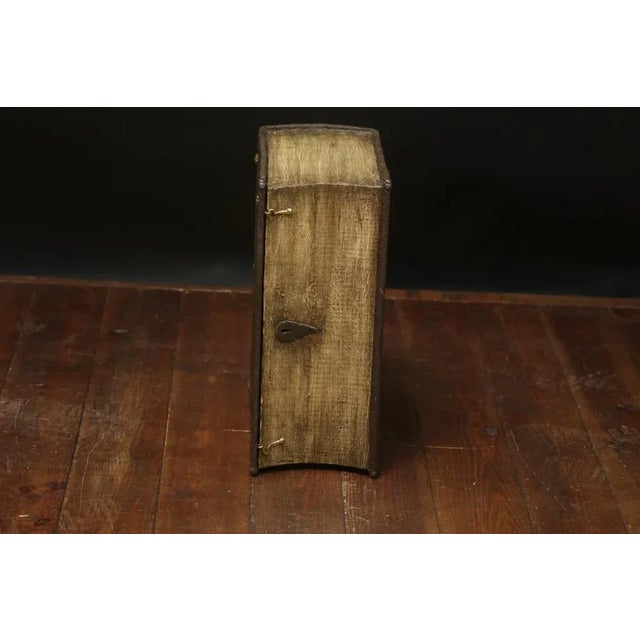 Brown Small Box/Trunk in the Shape of a Book For Sale - Image 8 of 11