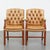 Chesterfield Chairs in Cowhide Leather, Set of 2 For Sale - Image 18 of 18