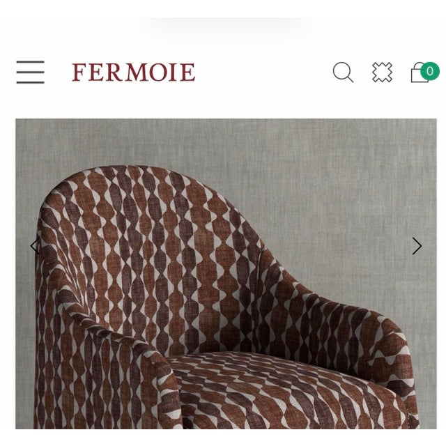 2020s Fermoie Whittle Whit-014 Sku: Whit-014 100% Linen Fabric 3 2/8 Yards For Sale - Image 5 of 5