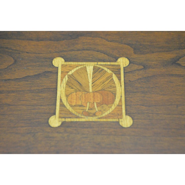 Stickley Harvey Ellis Cherry Square Cocktail Coffee Table w/ Drawers