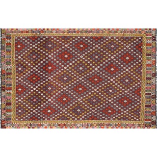 1950s Turkish Kilim Rug For Sale