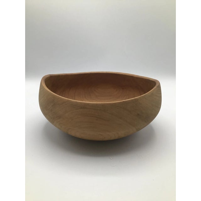 Oblong Signed Lloyd Big Leaf Maple Serving Bowl For Sale - Image 13 of 13