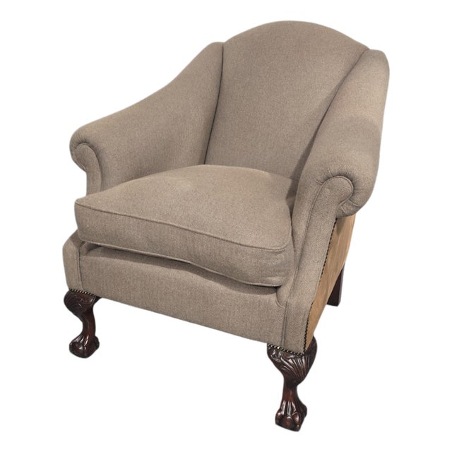 Antique Mahogany Armchair, 1910s For Sale