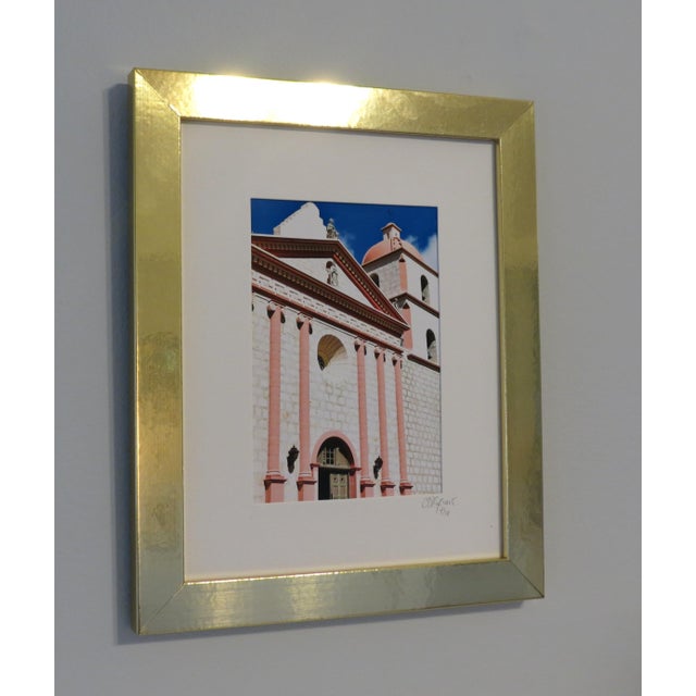 Mission California Architectural Travel Photography, Framed, Signed Limited Edition For Sale - Image 3 of 5