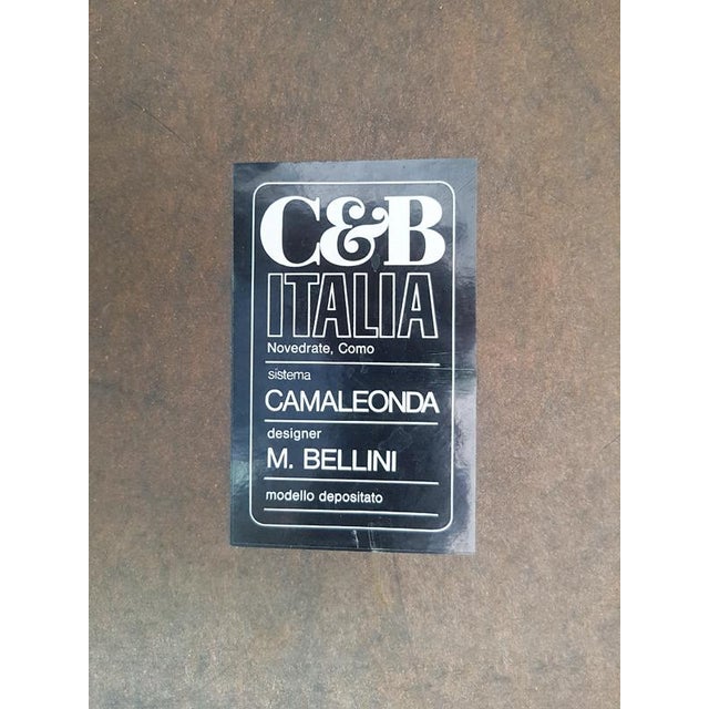 Camaleonda Modular Chairs and Ottoman in Brown Corduroy by Mario Bellini for C&B Italia, 1970s, Set of 5 For Sale - Image 17 of 18