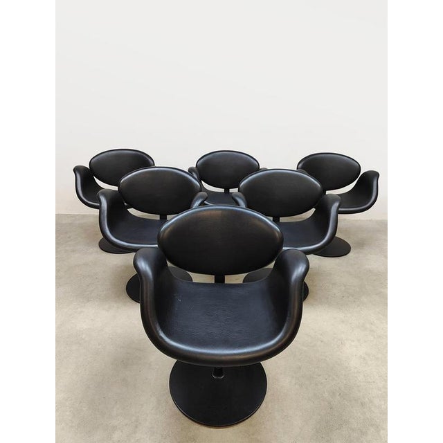 1990s Vintage Dutch Little Tulip Swivel Chairs by Pierre Paulin for Artifort, 1990s For Sale - Image 5 of 8