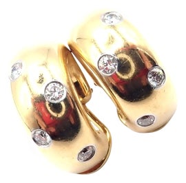 Example of Huggies and Hoop Earrings