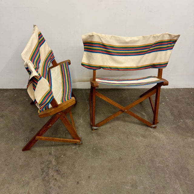 1960s Praia Folding Chairs by Piergiacomo Castiglioni for Gavina, 1960s, Set of 2 For Sale - Image 5 of 14