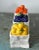 Late 20th Century Vintage Ceramic Fruit "White Paper Bag" Containers, Set of Three - Lemons, Grapes & Oranges For Sale - Image 5 of 13