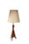 Brown Sculptural Mid Century Table Lamp by Modeline C 1950's For Sale - Image 8 of 12