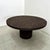 Chocolate Vintage 70s Chocolate Brown Cork Round Dining Table – MCM Postmodern Retro 80s For Sale - Image 8 of 10