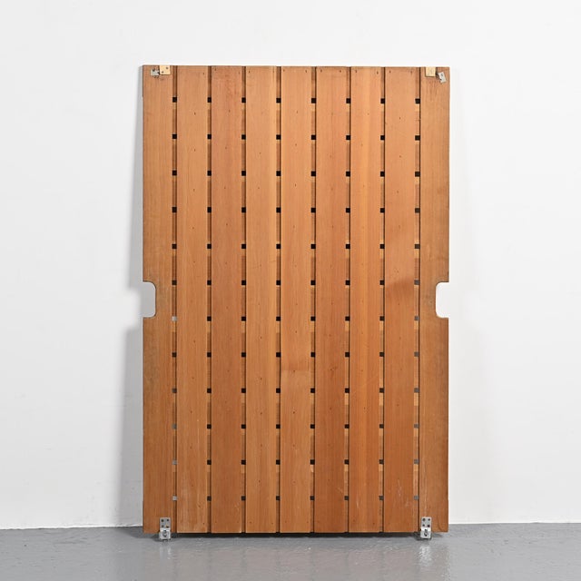 Brown Hotel Les Trois Arcs Closet Door by Charlotte Perriand, 1967 For Sale - Image 8 of 13