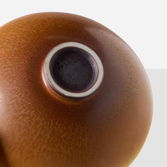 1950s A Tiny Stoneware Vase by Berndt Friberg For Sale - Image 5 of 5