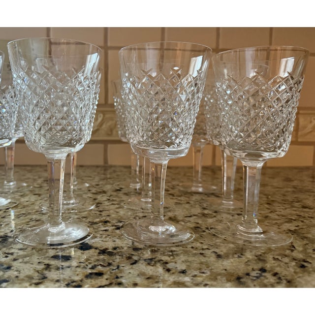 Mid-Century Modern 1950s Waterford Crystal Alana Water Goblet For Sale - Image 3 of 6