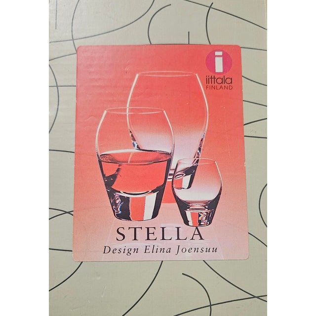 Iittala 1990s Iittala Finland Stella Sherry Glasses, Pair For Sale - Image 4 of 14