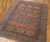 Tribal 1890s Multicolor Diamond Antique Caucasian Rug 4'0" X 4'10" Handknotted Wool Carpet For Sale - Image 3 of 5
