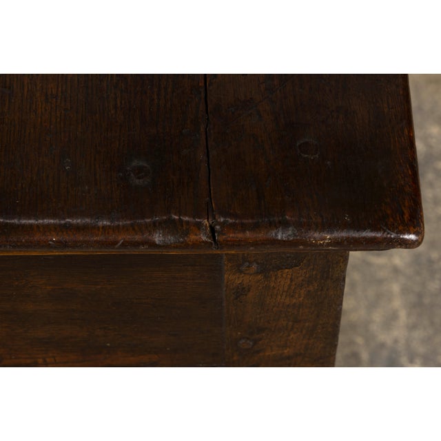 Late 18th Century English Oak Dresser Base or Server For Sale - Image 13 of 18