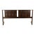 Mid Century Modern King Headboard With Beveled Square Design For Sale
