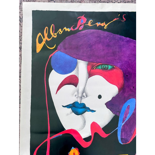 Richard Lindner Original Richard Lindner 'Spoleto 1974' Large Poster 45" X 34" For Sale - Image 4 of 12