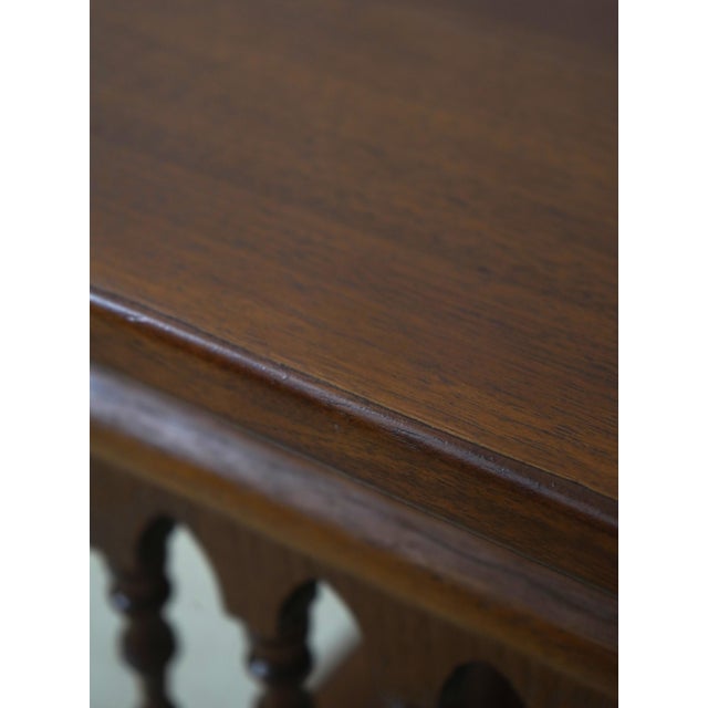 19th Century Empire Style Octagonal Walnut Center Table For Sale - Image 5 of 14