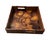Mid-Century Modern Vintage Mid Century Modern Penshell Rattan Woven Serving Bar Tray Palecek Boho For Sale - Image 3 of 11