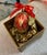Traditional Waterford Crystal Heirloom Red and Gold Christmas Ornament - 2003 For Sale - Image 3 of 9