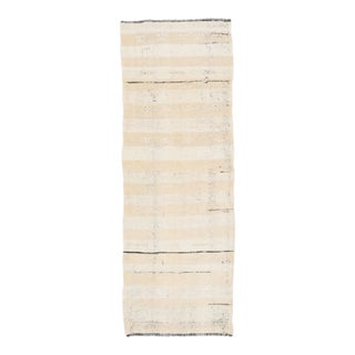Mid 20th Century Modern Vintage Turkish Kilim Runner For Sale