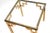 Vintage French Brass Side Table, 1960s For Sale - Image 6 of 7