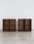 Brown Artona Bedside Tables by Afra & Tobia Scarpa for Maxalto, Italy, 1970s, Set of 2 For Sale - Image 8 of 18