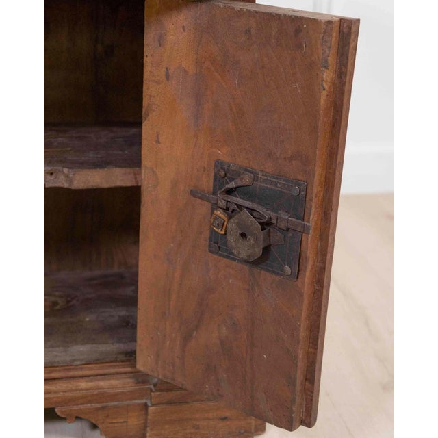 18th Century Small Antique Solid Wood Sideboard From The 18th Century, Tuscany For Sale - Image 5 of 9
