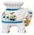 1970s Mid-Size Hollywood Regency Style Chinoiserie Elephant Garden Stool & Plant Stand For Sale