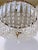 Metal Vintage 1960s Italian Brass Basket Chandelier For Sale - Image 7 of 9